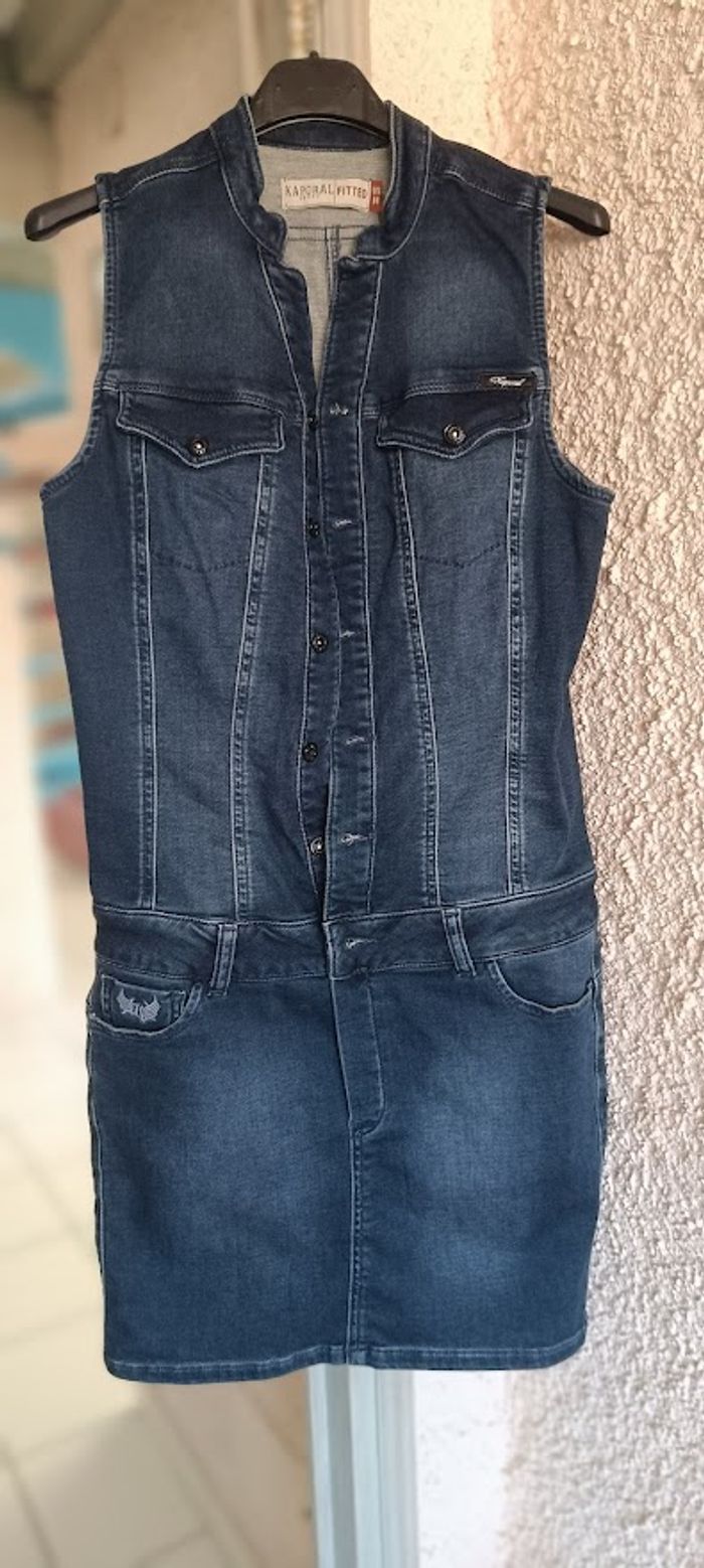 Robe en jeans Kaporal Taille 36 NEUVE avec étiquette - photo numéro 5