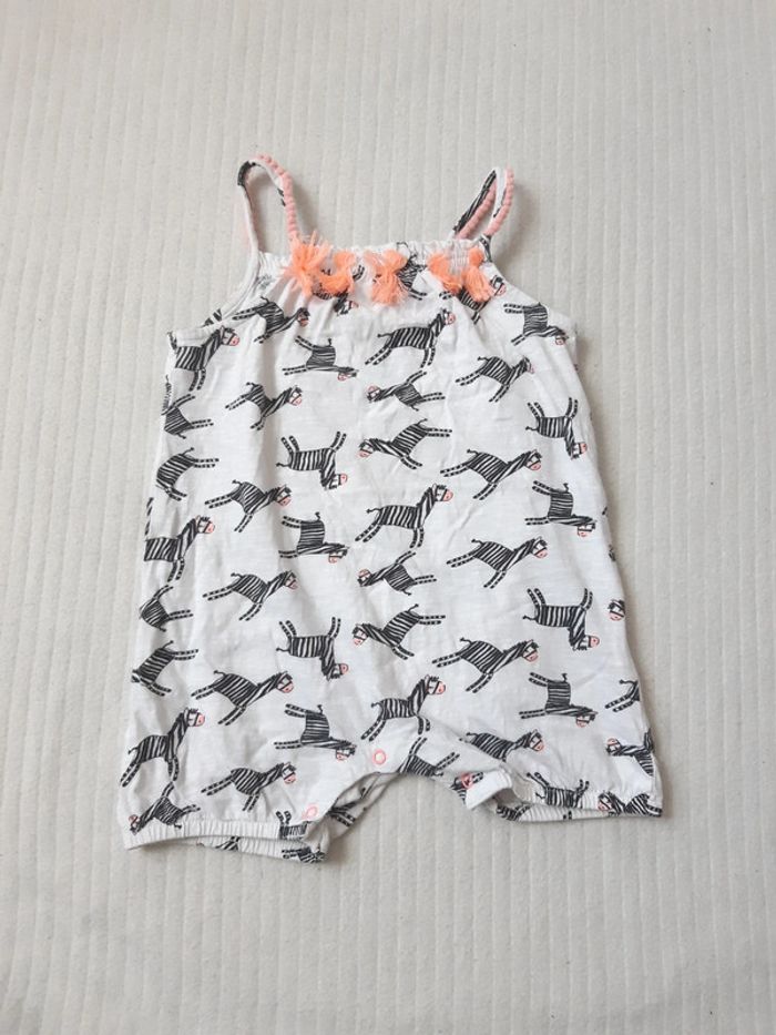 Combishort zèbre Pat & Ripaton 24 mois