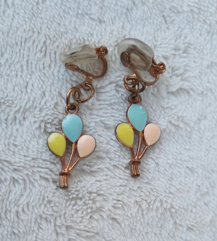 Lot de 4 Boucle d'oreilles à pince - photo numéro 3