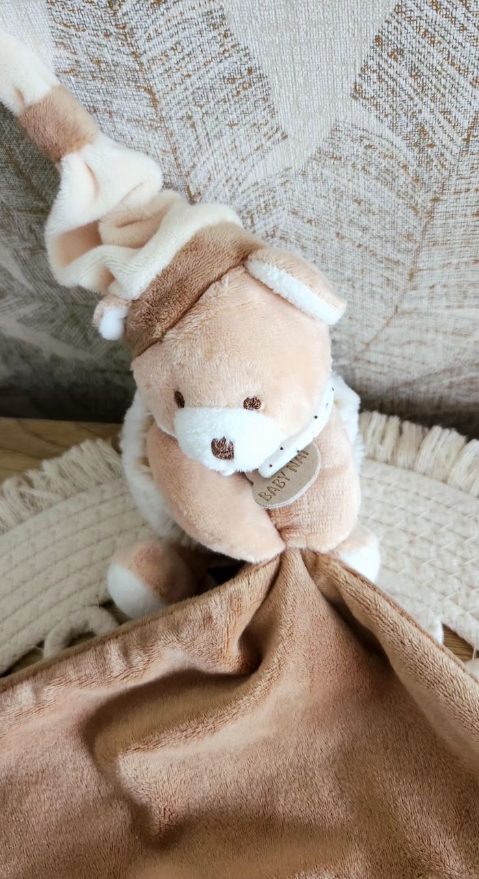 Doudou Lange Ours Baby Nat Marron - photo numéro 4