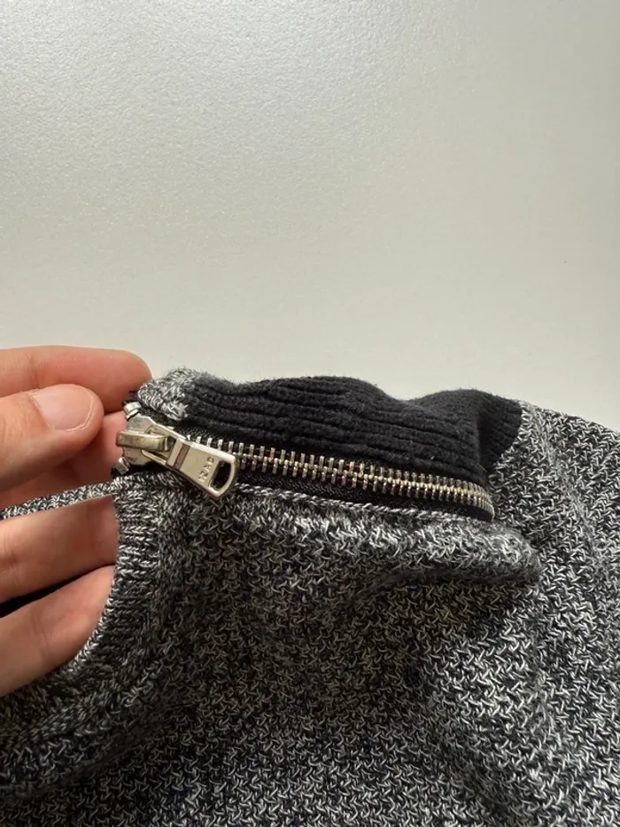 Pull gris chiné Izac / Pull en maille - photo numéro 6
