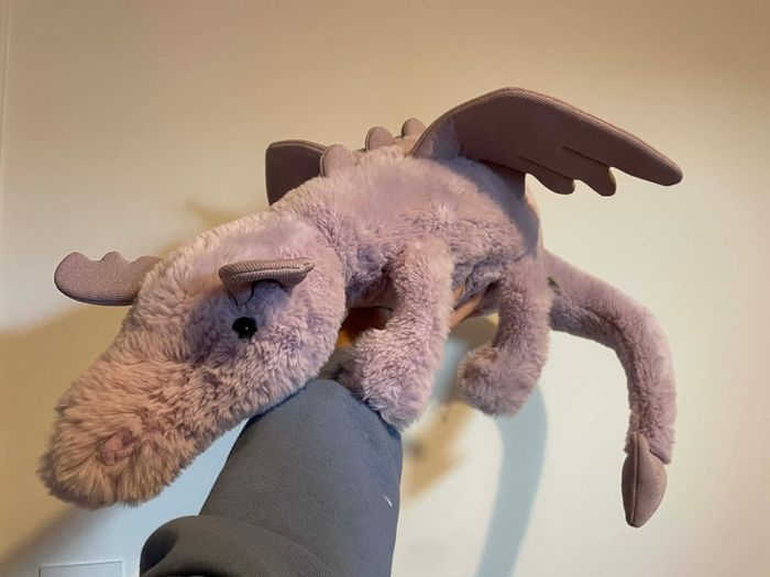 Peluche Jellycat Hugue Violet dragon - photo numéro 2