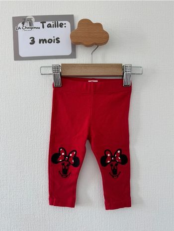 Legging Minnie - taille 3 mois 🌸