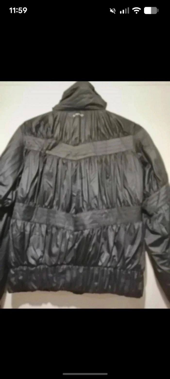 Magnifique doudoune matelassée vintage Adidas noire. Taille 40 - photo numéro 3