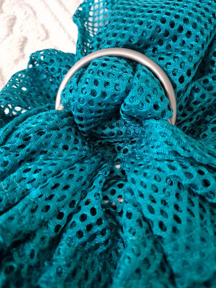 Echarpe sling "Chimparoo" turquoise - photo numéro 3