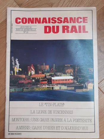 Connaissance du Rail n°19, janvier 82