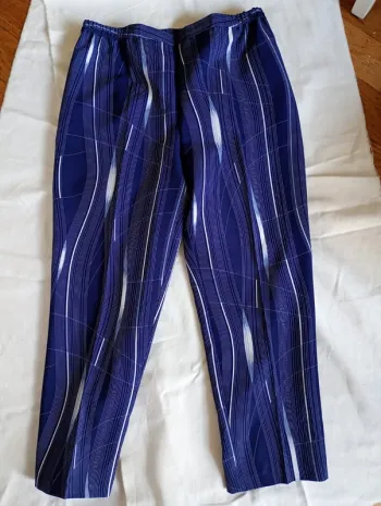 Pantalon polyester rayures 46/48