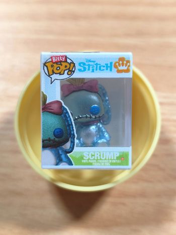 RARE : Bitty Pop! Disney Stitch - SOUILLON (SCRUMP) CHASE MÉTALLISÉE