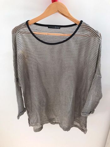 Pull manches 3/4 taille 44 atmosphère