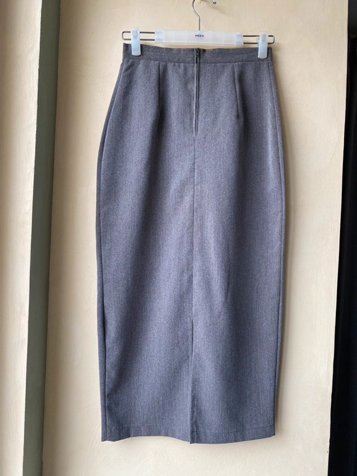 Jupe crayon fendue vintage S - photo numéro 2