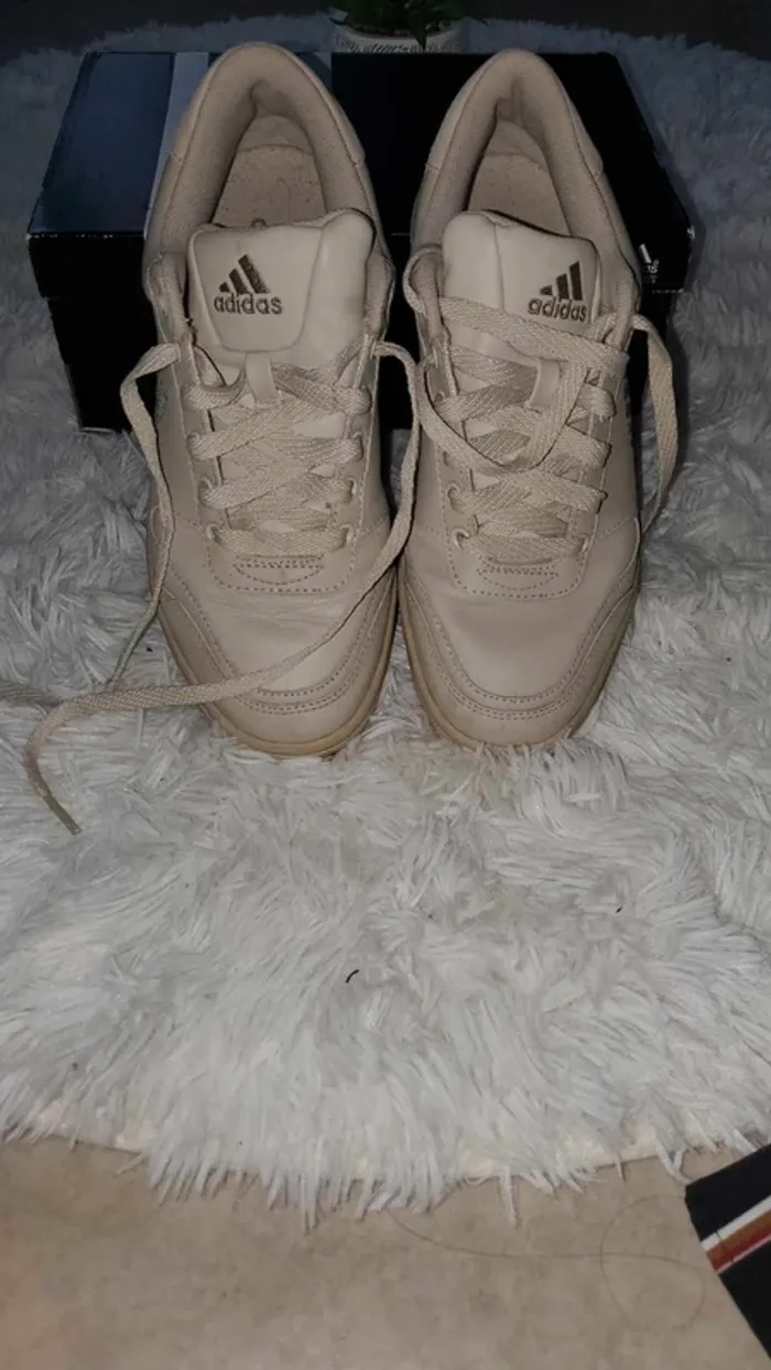 baskets Adidas crème pointure 38 - photo numéro 8