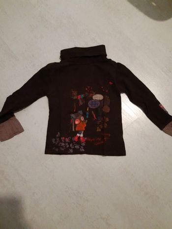 Tee shirt col roulé 4 ans