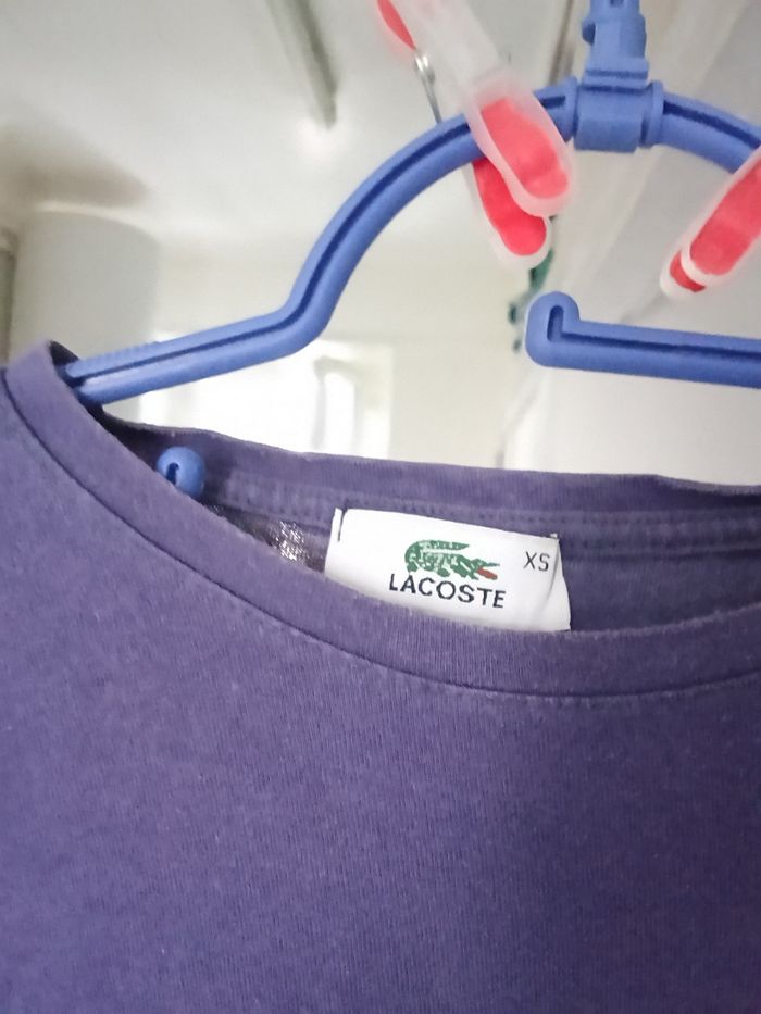 T-shirt Lacoste femme taille XS - photo numéro 5