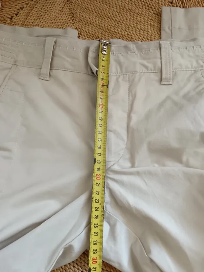 Marithé François Girbaud "Pantalon Écru droit" t. 42 - photo numéro 7