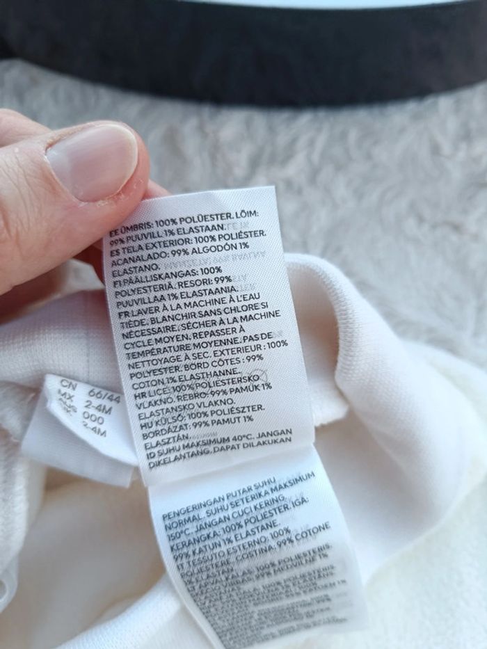 Bas de pyjama ou pantalon avec pied Mixte 3 mois H&M - photo numéro 6