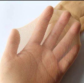 Collant Japonais Résille Ultra Fine Sans Coutures Infilable et Résistant couleur PEAU BRONZEE
