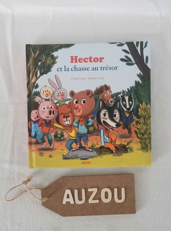 Livre 📙 Hector  et  la  chasse au trésor,  mes grands albums,  Auzou