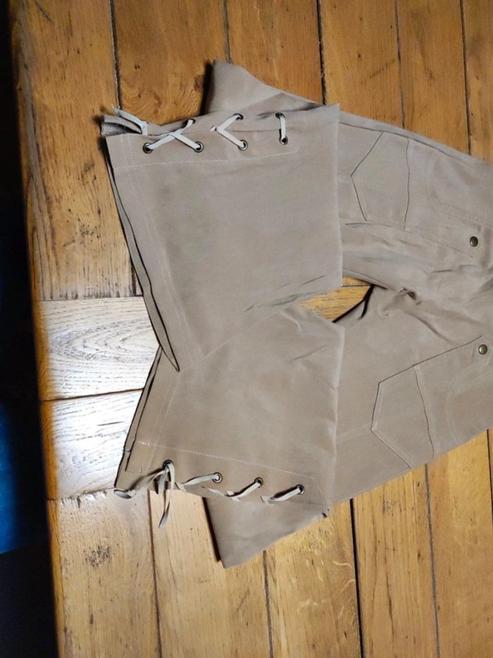 Pantalon effet daim - photo numéro 6