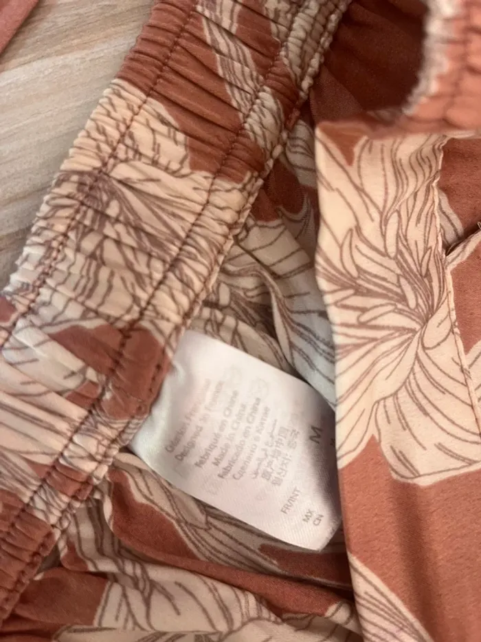 pyjamas satin etam fleurs taille M - photo numéro 5