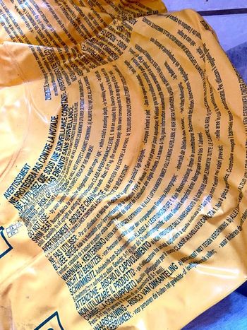 Bouée bébé couleur jaune