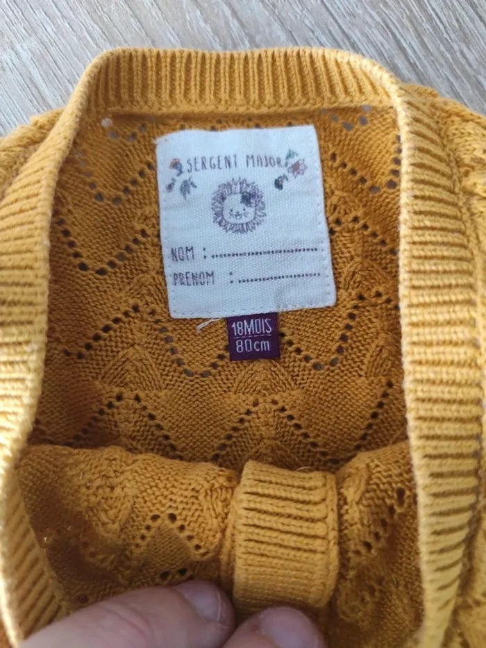 Gilet bebe fille sergent major - photo numéro 3
