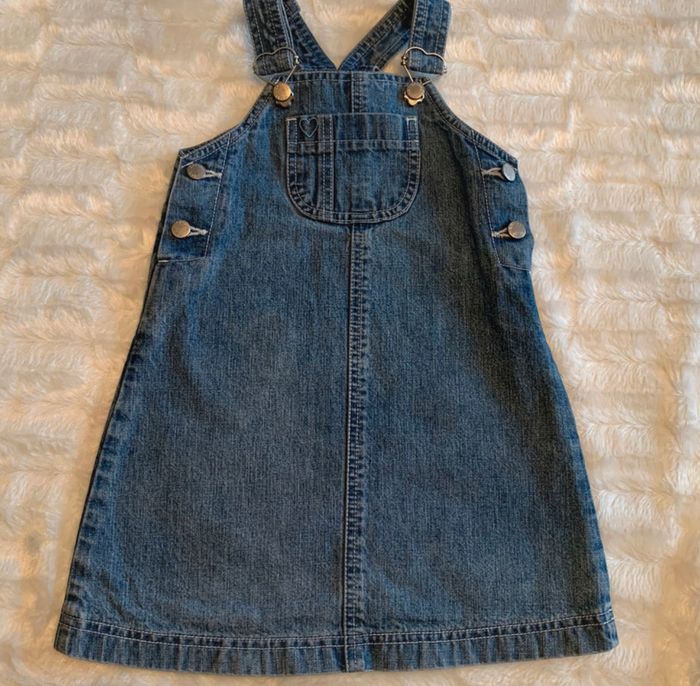 Robe salopette en jeans Taille 4 ans