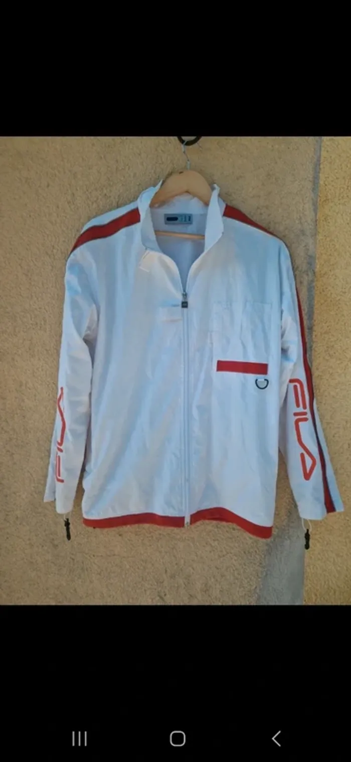 Veste jogging vintage fila taille m bon etat - photo numéro 5