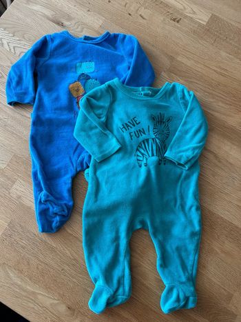 Lot pyjama velours