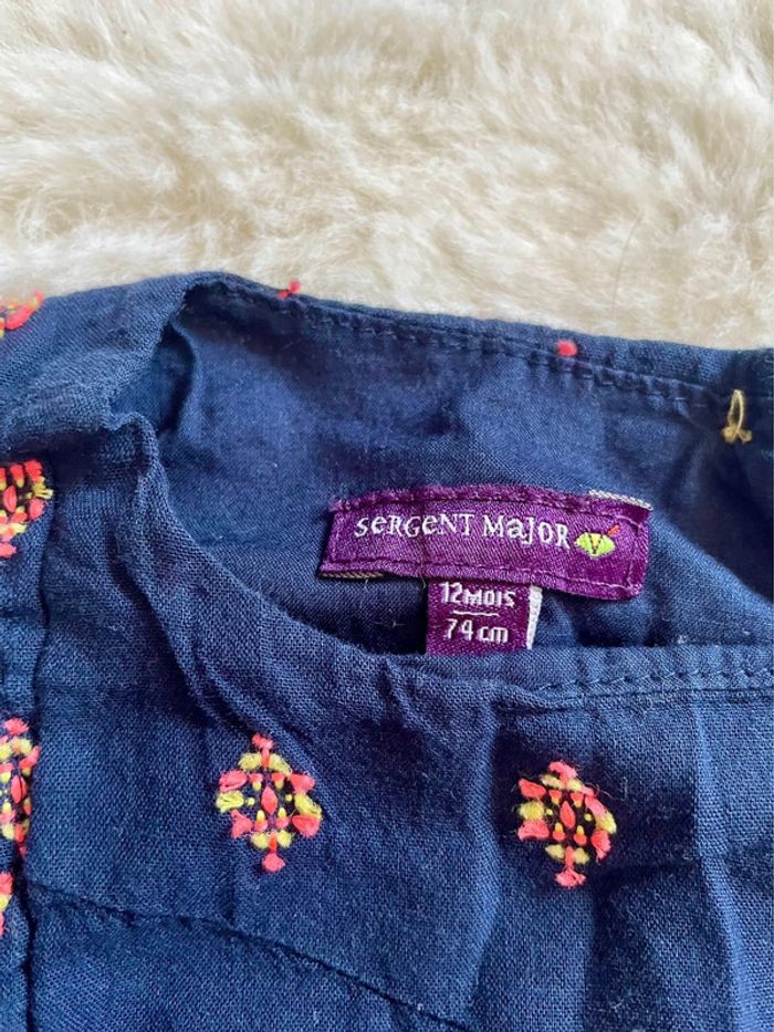 Tenue estivale sergent major 12 mois - 74 cm - photo numéro 7