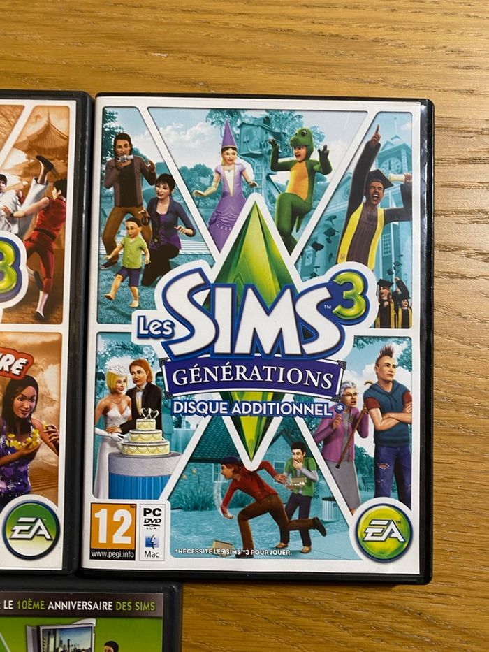 Lot de 3 Disques CD du jeu Les SIMS 3 - photo numéro 7
