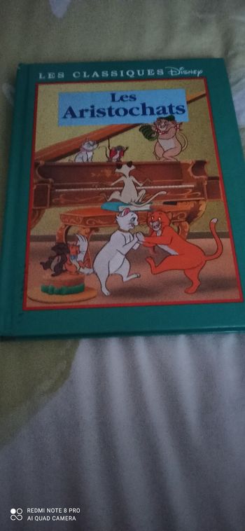 Livre les aristochats disney