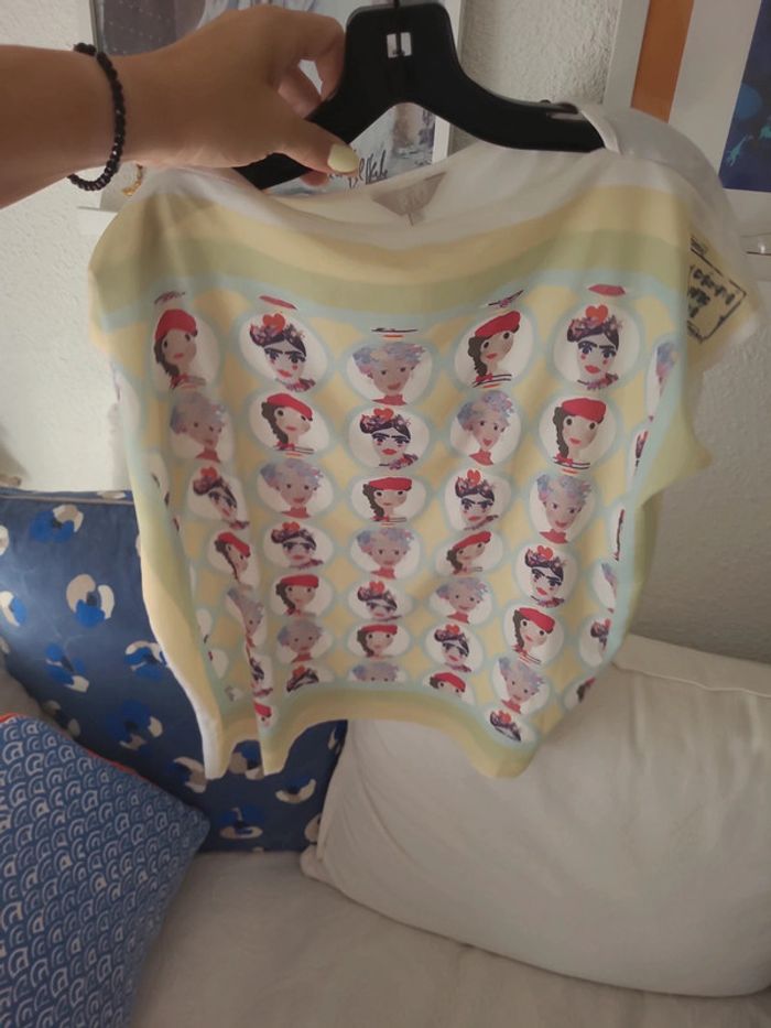 Teeshirt têtes femmes tu - photo numéro 2