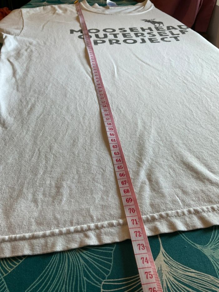 T-shirt blanc pour homme Moosehead Outerself Project taille L 375 - photo numéro 7