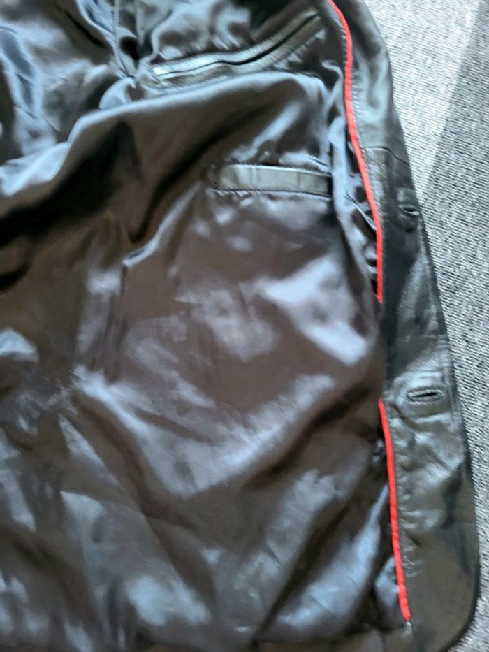 Veste Blazer en Cuir Véritable Serge Pariente - Noir - Taille 3XL - photo numéro 9
