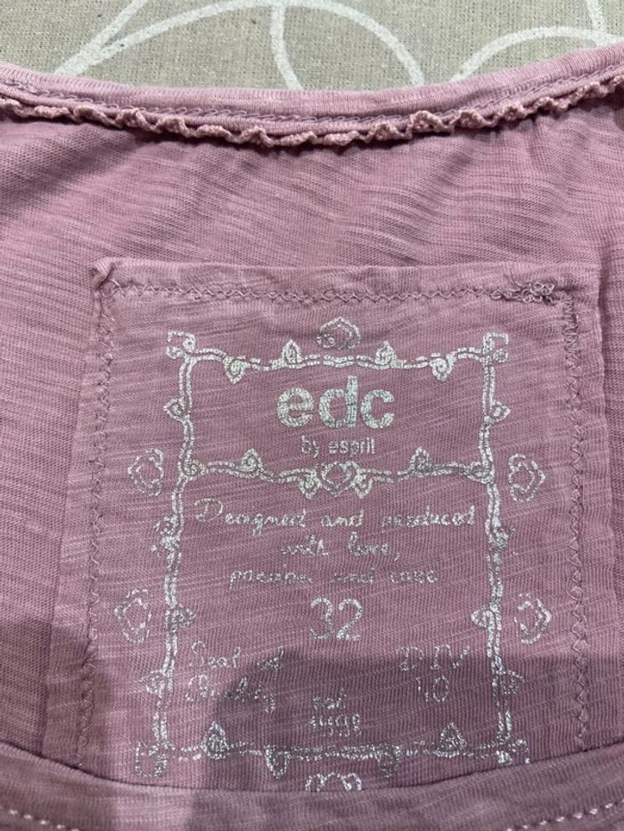Robe EDC rose en soie - photo numéro 4