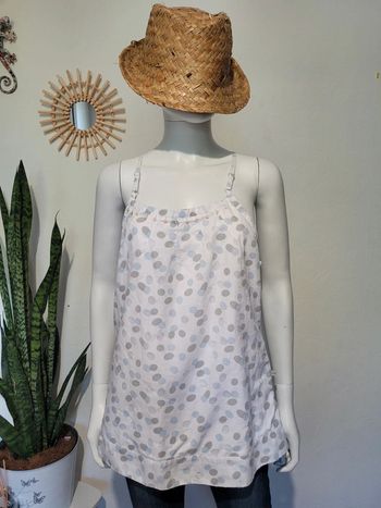 Débardeur à pois