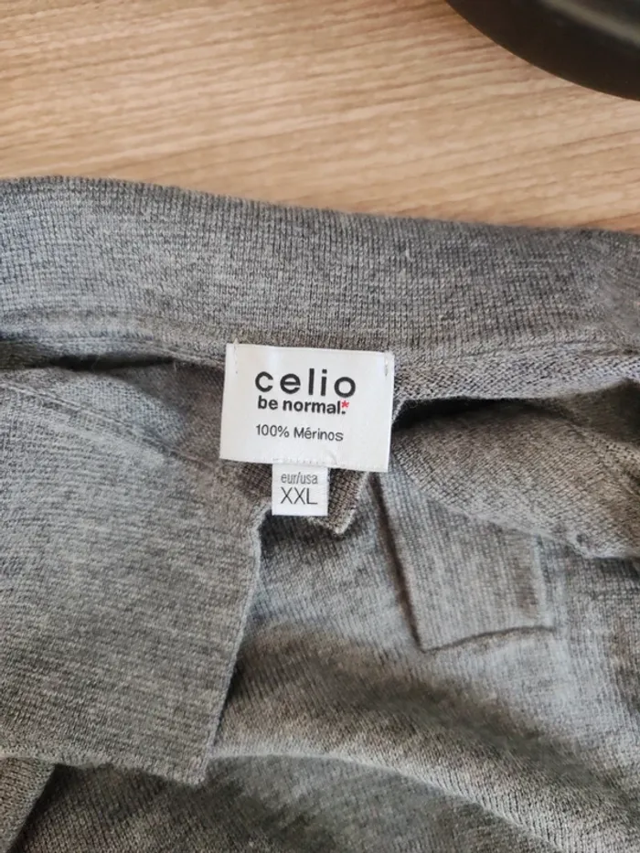 Polo fin celio 100% merinos XXL - photo numéro 5