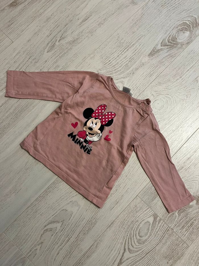 Lot de 2 t shirts manches longues Minnie - photo numéro 5
