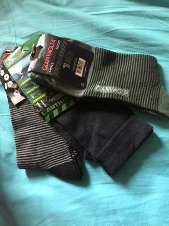 3 paires chaussettes coton élasthanne 38/42