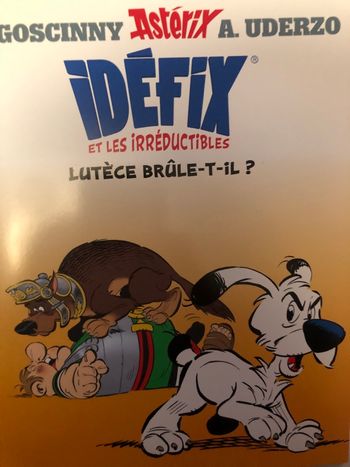 Livre Mac donalds Astérix Lutece brûle t’il