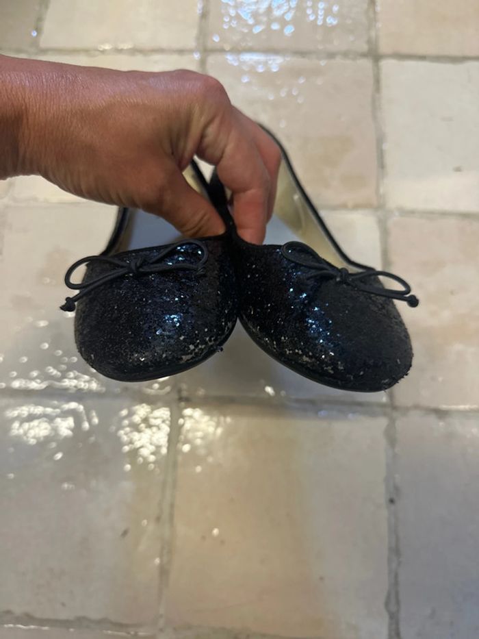 Ballerine noire paillettes tex 34 - photo numéro 4