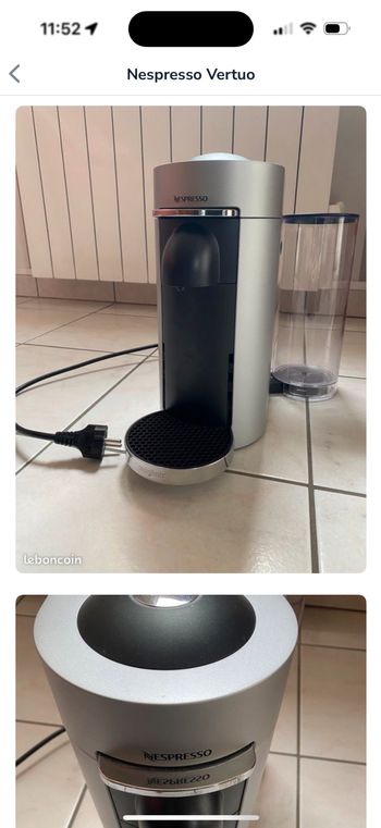 Nespresso café vertuo