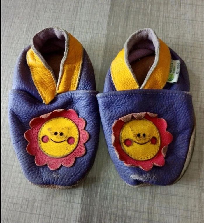 Chaussons en cuir Augusta baby pointure 21