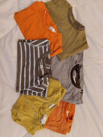 Lot 6 tee-shirts manches longues