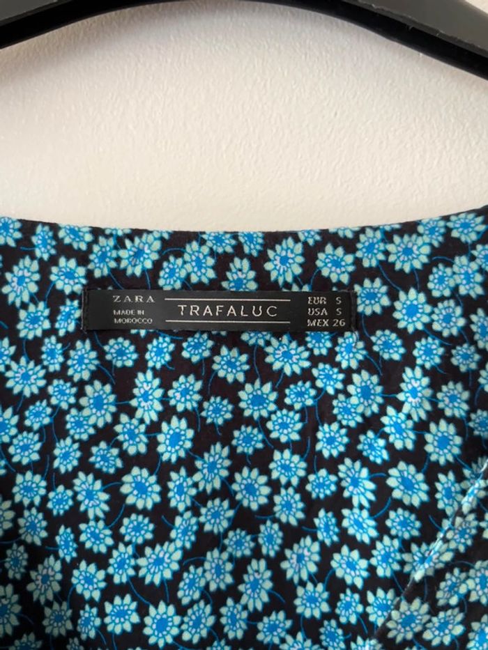 Blouse bleu Zara - photo numéro 3