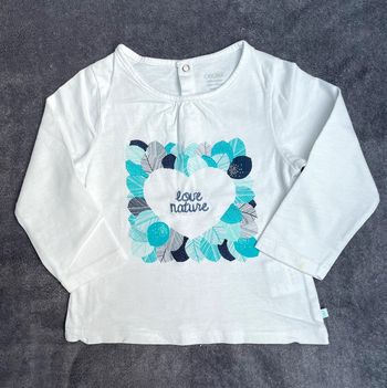 Tee-shirt fille 12 mois, okaidi obaibi