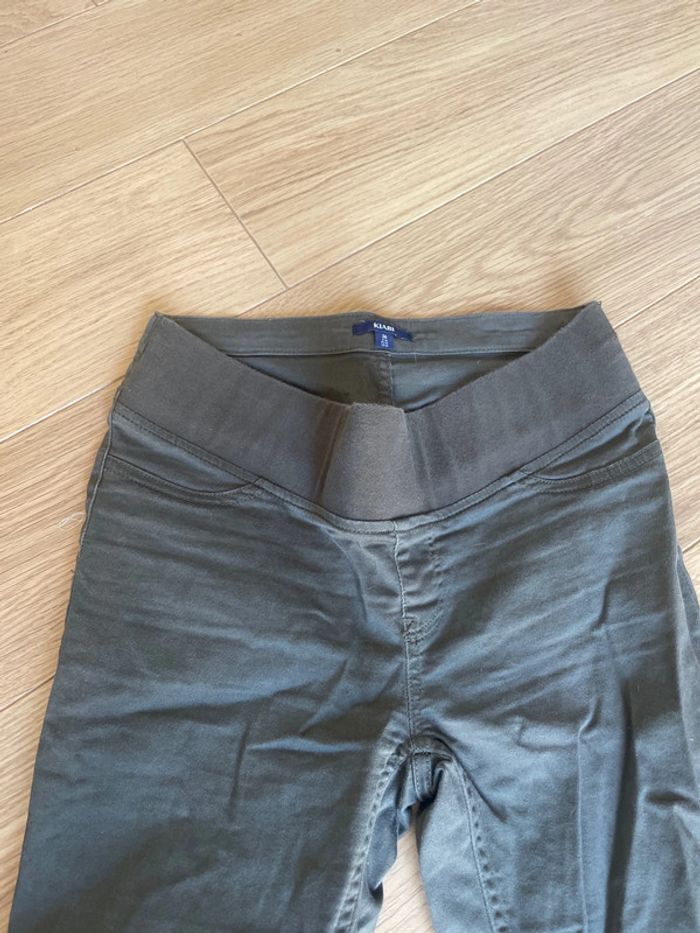 Pantalon kaki grossesse maternité taille 36 slim kiabi - photo numéro 3