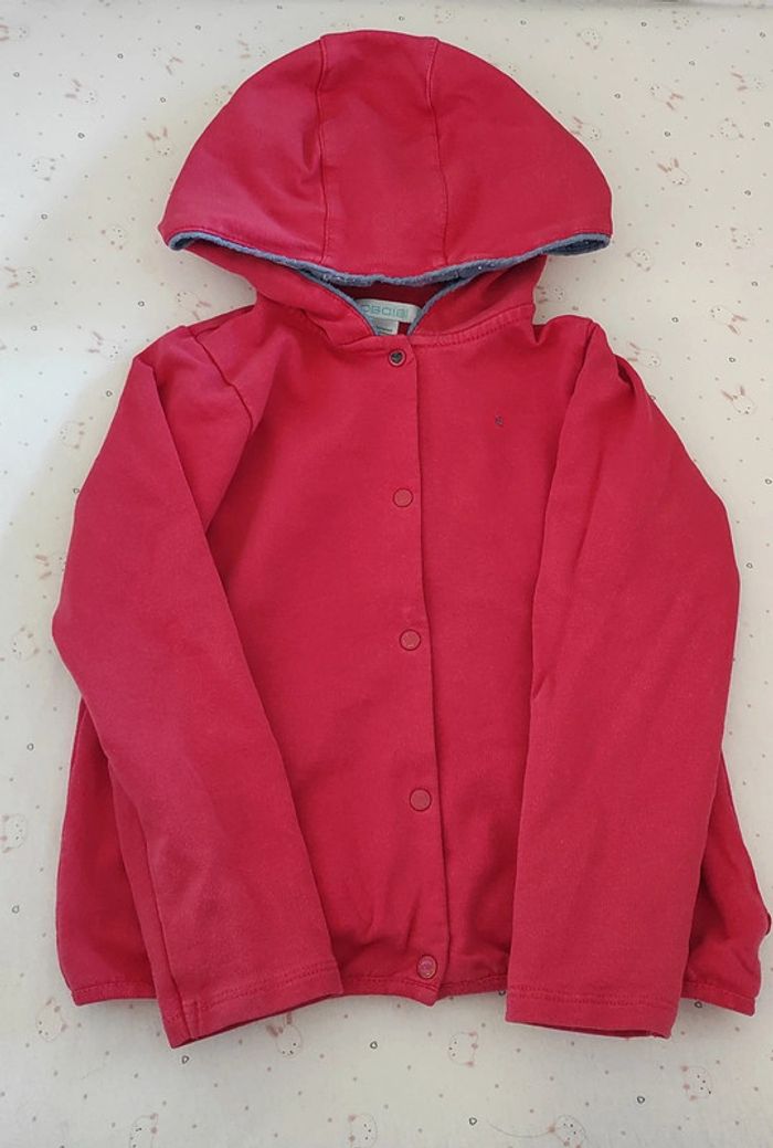 Gilet capuche fille