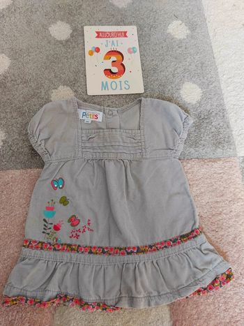 Robe 3 mois compagnie des petits
