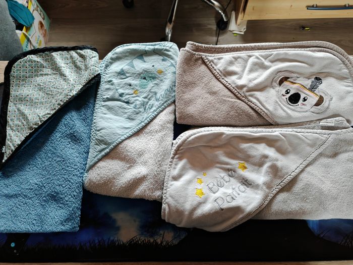 Lot de serviettes de bain bebe